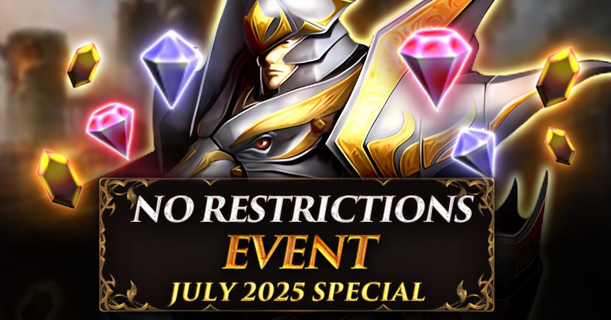 No Restrictions Event (July 2025 Special)